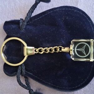 Mersedes Benz Keyring Cube. Keychain